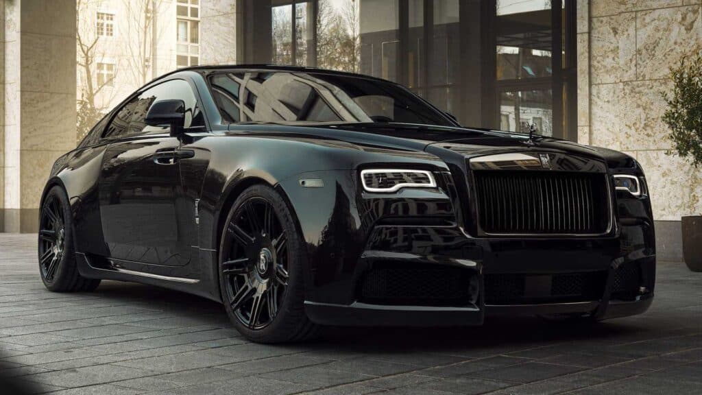 rolls royce black wraith